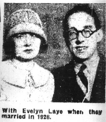 Evelyn Laye and Sonnie Hale in 1926